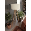 Krem Kumaş Başlık 3 Ayaklı Tripod Lambader
