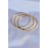 316L Çelik Gold Renk Ajda Model Kadın 65 mm Bilezik