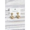 316L Çelik Gold Renk Vintage Model Kadın Küpe