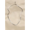 316L Çelik Silver Renk 45 cm İtalyan Zincir Model Kadın Kolye