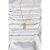 316L Çelik Zincir Gold Renk Teddy Bear Model Zirkon Taşlı Kadın Kolye