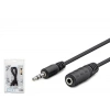 3.5 Mm Aux Uzatma Kablosu 1.2 Mt (Siyah HDX1004)