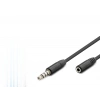 3.5 mm Trrs Aux Uzatma Kablosu 3 Mt (Siyah - HDX1011)
