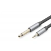 3.5mm To 6.35mm Gitar Kablosu 5 Mt (Siyah - HDX1081)