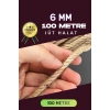 Jüt Halat Dekoratif Hasır Urgan İp (6mm, 100 Mt)