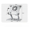 Laptop Standı (6.1 Dönerli Fanlı - ZR986)