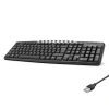 Multimedia Q Klavye (USB,Kablolu,Siyah,HD803)