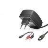 Akü Şarj Adaptörü 12V 2.5A 30W (Krokodil Uç, Siyah - B5057)