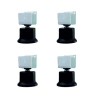 Bekleme Bingo Ayak U-Sunta - 50MM - Siyah 35x19 HKS281 - 4 Adet