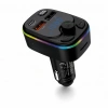 Fm Transmitter (Bluetooth 5.3, Pd 20W, Şarj Cihazlı, Led Ekranlı,Rgb, Siyah - ND1100)