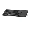 Bluetooth + Wıreless Klavye + Touch Pad Q Siyah HDX2505