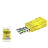 Cat6 Rj45 Konnektör - 100 Adet Sari (ND2408/ Poşet Paket)