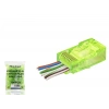 Cat6 Rj45 Konnektör - 100 Adet Yeşil (ND2409/ Poşet Paket)