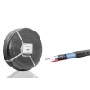 Cctv Kablo Mini Coax Eco Cca Pe 2X0.50mm (Dış Mekan, 250 Mt - Siyah HDX5582-250)