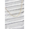 CM 14K Gold Renk Burgu Model 60 cm Kadın Kolye