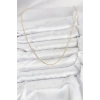 CM 14K Gold Renk Burgu Model 60 cm Kadın Kolye