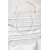 CM 14K Gold Renk Gemici Zincir Model 60 cm Kadın Kolye