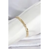 CM 14K Gold Renk Kalın Zincir Model Kadın Bileklik