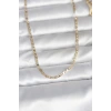 CM 14K Gold Renk Yassı Zincir Model 60 cm Kadın Kolye