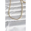 CM 14K Gold Renk Yılan Zincir Model 60 cm Kadın Kolye