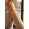 CM Gold Renk Lazer Kesim 65 mm Bilezik
