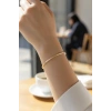 CM Gold Renk Lazer Kesim Model 65 mm Bilezik