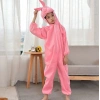 Çocuk Tavşan Kostümü Pembe Renk 2-3 Yaş 80 cm