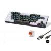 Gaming Mekanik Klavye Tri Mod Rgb Red Switch - Siyah Beyaz MF1703B