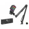 RGB Mikrofon Seti (Boom Mikrofon Kolu, Type-C 192kHz 24Bit, Siyah - M835B)