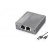 Gigabit Ethernet Switch (4 Port, Type C Güç Girişi, Gri - HDX1413)