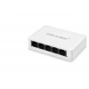 Gigabit Ethernet Switch 5 Port - Beyaz LV-GS05