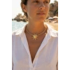 Güneş Model Gold Renk Choker Kadın Kolye