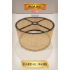 Hardal Hasır Lambader Başlığı (35cm)