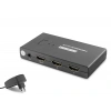 HDMI Usb Kvm Switch (2 Port HDMI, 4 Port Usb, Dahili Kablolu, Siyah - HDX1373)