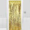 Kapı Perdesi Parlak Folyo (Işıltılı Duvar, Gold, 90x200 cm)