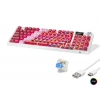 Kablosuz Mekanik Gaming Klavye Rgb Blue Switch 95 Tuş - Kırmızı Beyaz MF1705R