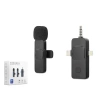 Kablosuz Mikrofon 3.5mm + Type-C + Lightning (Siyah,HDX2781)