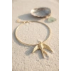 Kırlangıç Model Gold Renk Choker Kadın Kolye