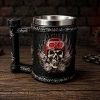 Metal Kupa Bardak (Kuru Kafa Motorcu Tasarımlı)