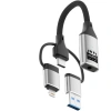 Usb To Aux Kulaklık, Ses Çıkışı (Lightning Type-C - ZR1206)