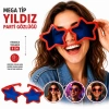 Yıldız Parti Gözlüğü (Mega Tip, Kırmızı)