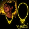 Fosforlu Kalp Kolyesi (Sarı Neon Işıklı)