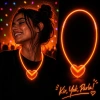 Fosforlu Kalp Kolyesi (Turuncu Neon Işıklı)