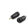 Notebook Adaptör Ucu Çevirici 5.5*2.5 (M) To 2.3*0.7 (F) 10Lu Paket Siyah HDX1338