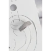Pirinç Gümüş Renk Zirkon Taşlı Kıkırdak Model Kadın Küpe