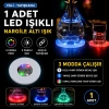 RGB LED Bardak Altı Işık (1 Ad. Pilli, Yapışkanlı - SM5518)
