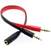 Tek Girişli Kulaklığı Mikrofon ve Ses Çeviren Kablo (RXY-4611)