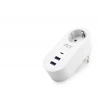 Priz Adaptörü (Topraklı, Termal Akım Korumalı, 2 Usb, 1 Type-c, 3400-01)
