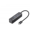 Type-c 3.2 Gen2 Hub (4 Port, 10 Gbps, Siyah-TU1009)