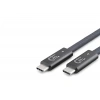 Type-C Şarj Ve Data Kablosu 0.5 Mt (Usb4, 40 Gbps, 240W, 8K, 60 Hz,  Siyah - HDX7885)